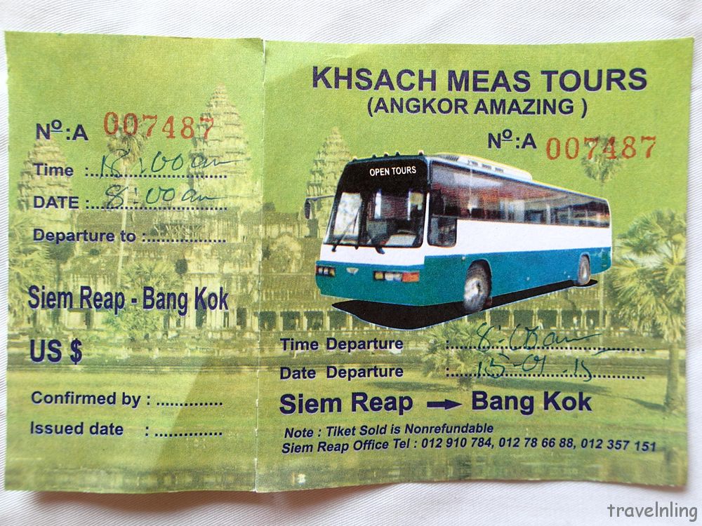 Bus Ticket to Thailand