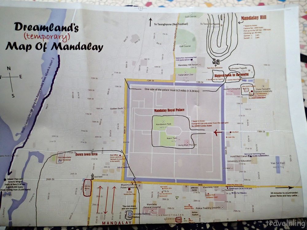 Dreamland's Map of Mandalay