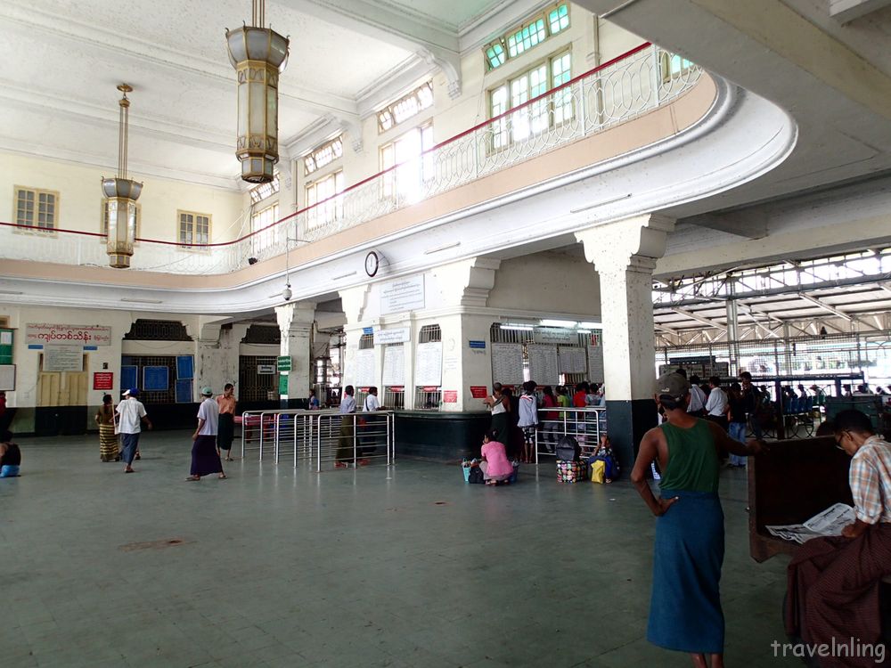 Yangon Train Station Hall