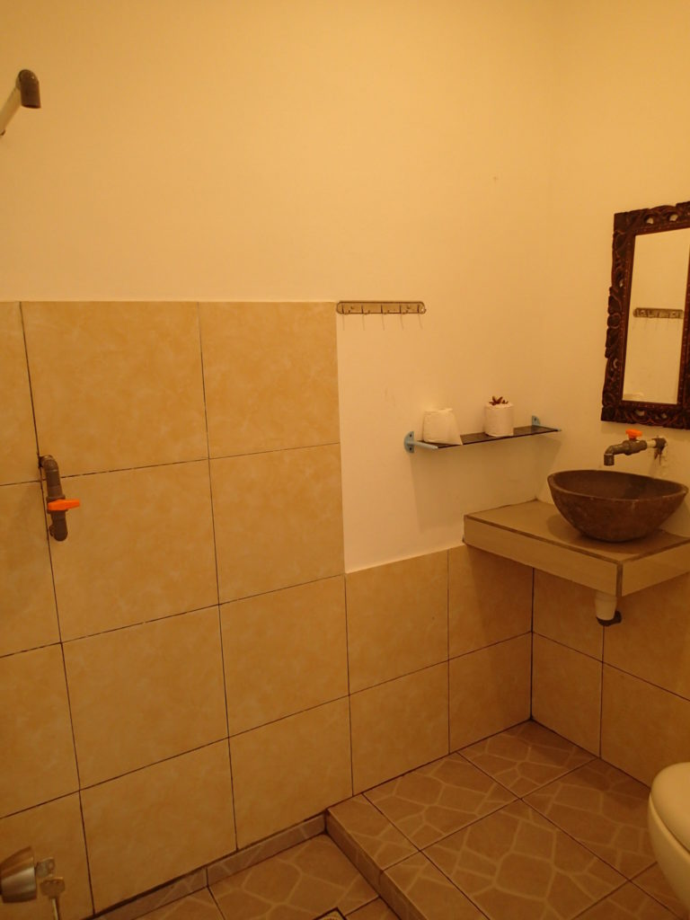 Amed Bali cheap stay shower