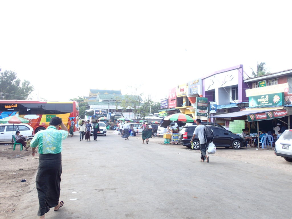 Aung Minglalar Bus Station Yangon