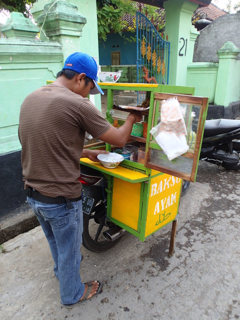 Bakso vender Lovina Bali