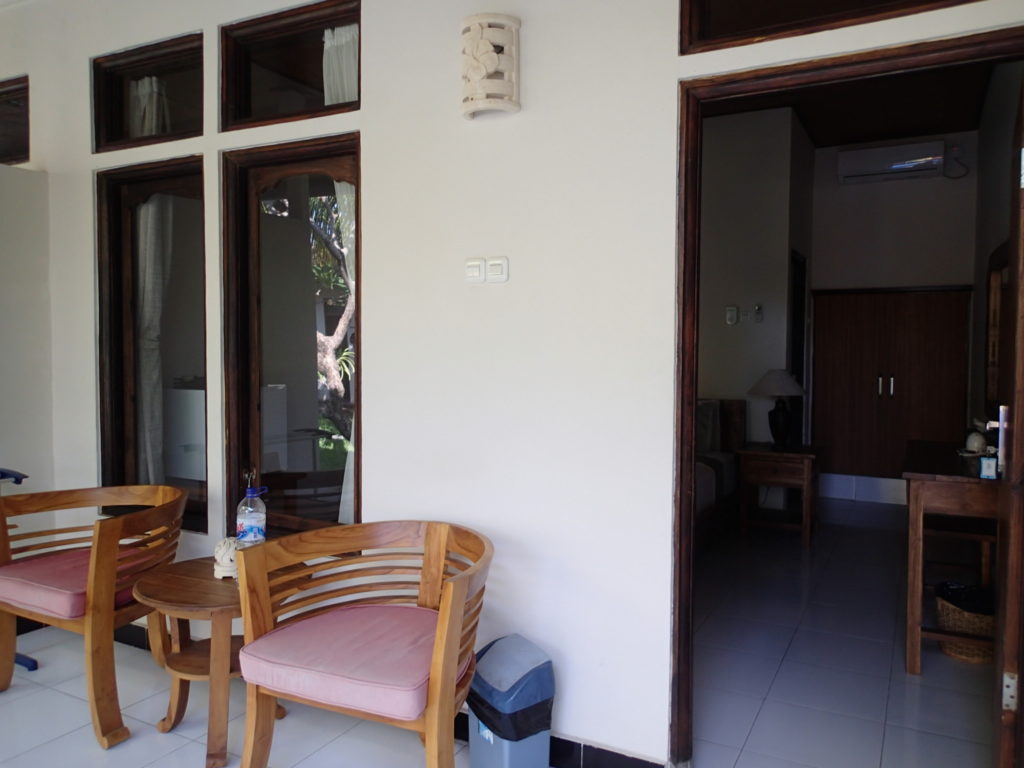 Bali Reef Divers Tulamben room door