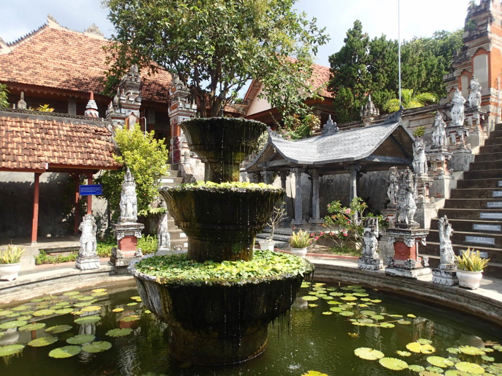 Banjar Buddhist Temple Lovina Bali fountain