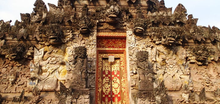 Beji Temple Bali colors