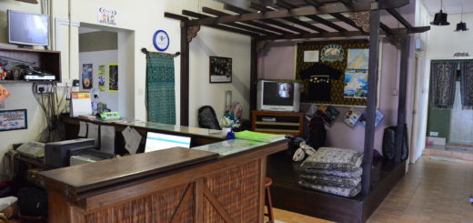 Borneo Backpackers KK reception area