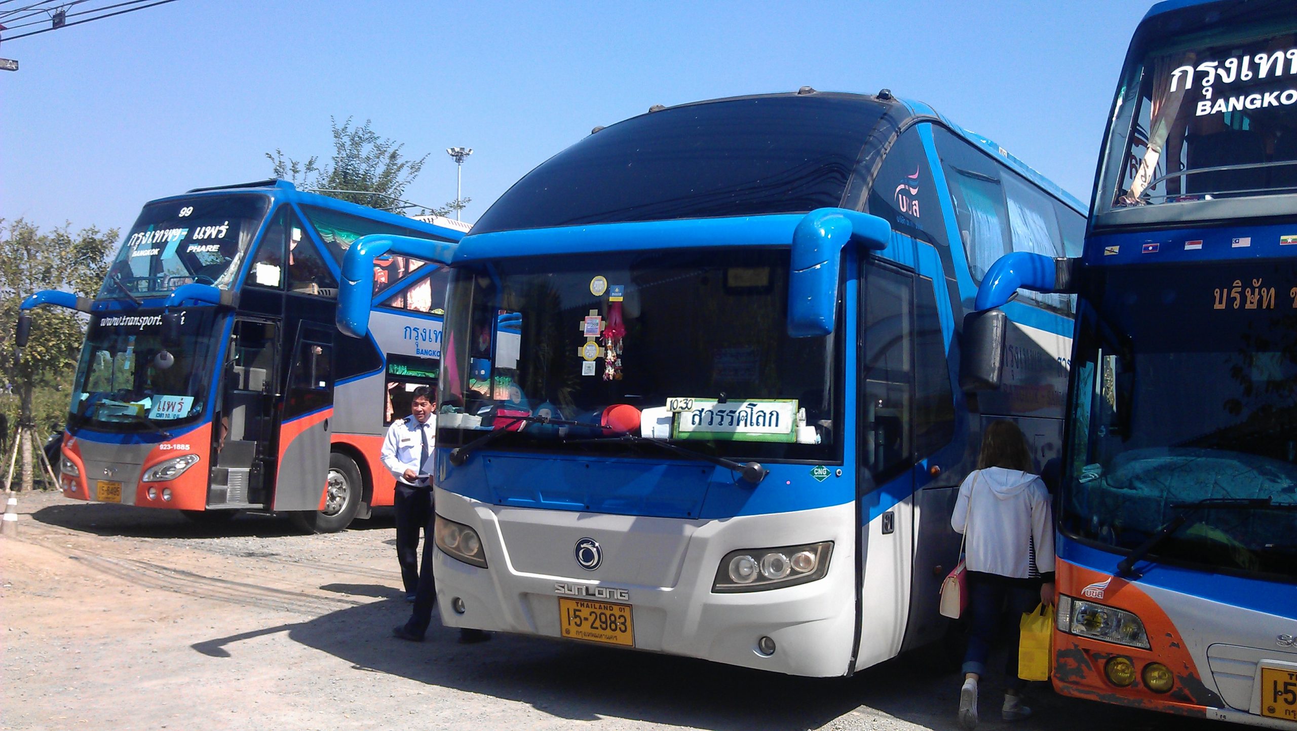 Bus to Sukhothai Thailand scaled