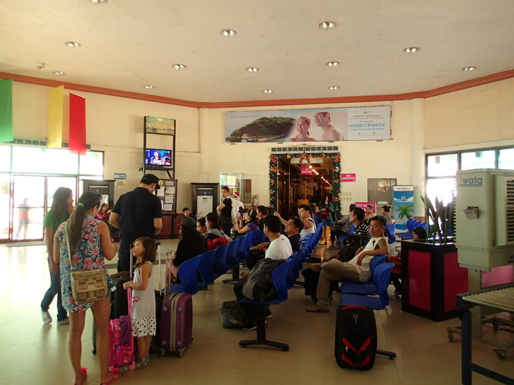 Caticlan port lobby