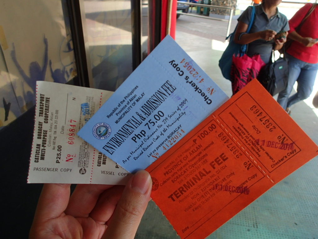 Caticlan port tickets