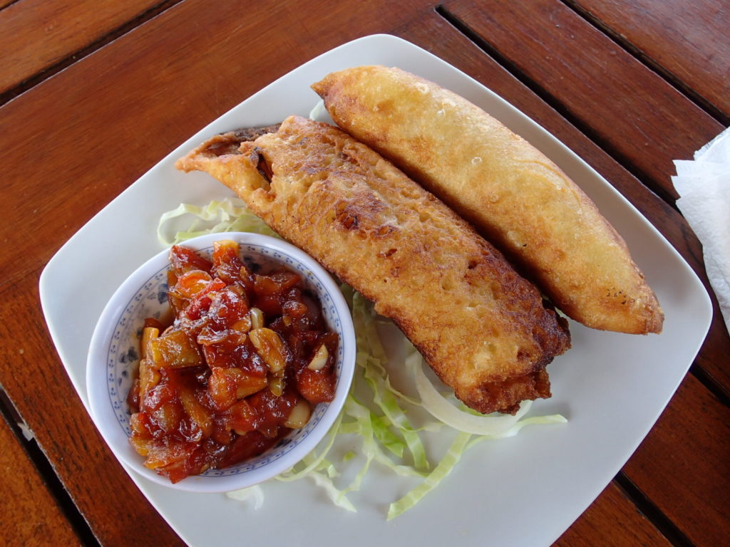 Eka Purnama Amed Bali fried spring rolls