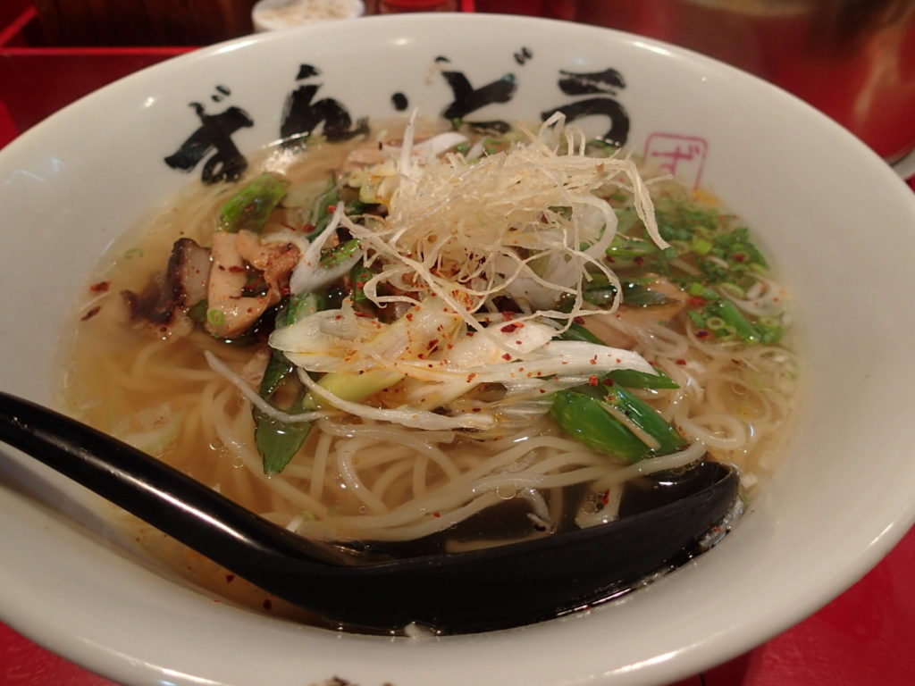 Hakodate gree onion ramen Hokkaido