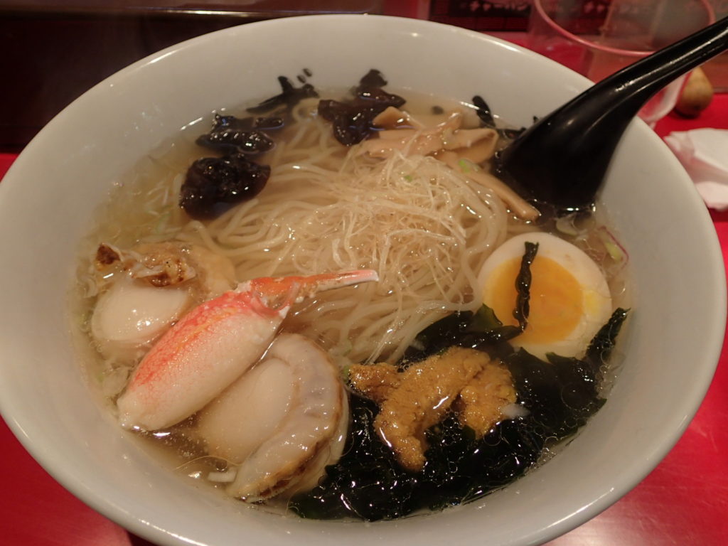 Hakodate seafood ramen Hokkaido