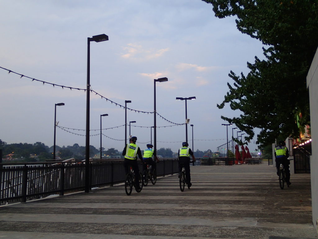 Kuching Waterfront police