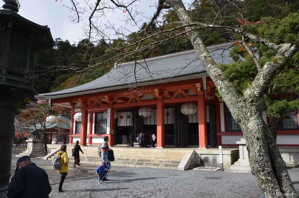 Kurama dera Kyoto the main sanctuary
