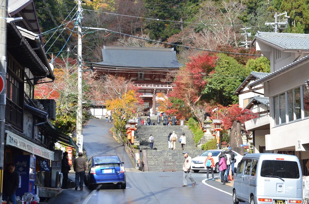 Kurama dera Temple Kyoto the front street