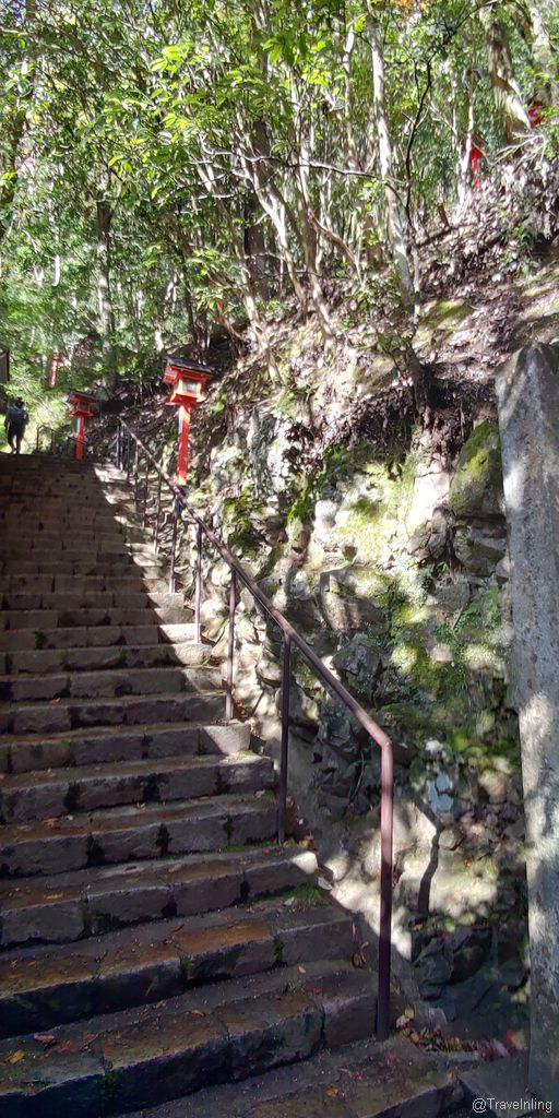 Kurama dera access to the hiking trail to Kifune shrine Kyoto