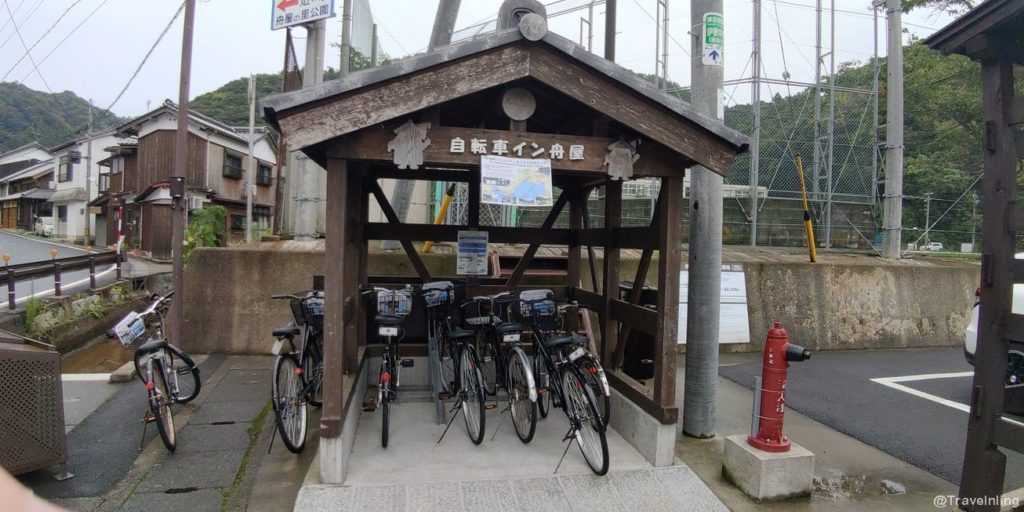 Kyoto Ine free bicycle station