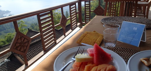 Lakeview Hotel Restaurant Kintamani view and fruits