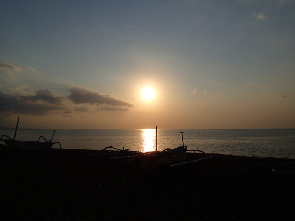 Lovina beach Bali sunset