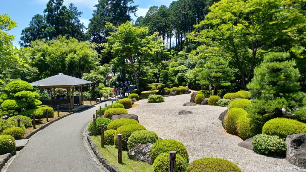 Mimurotoji temple Kyoto Japanese stone garden
