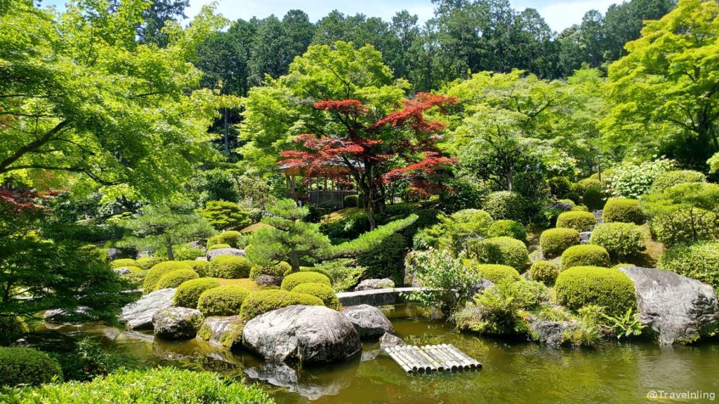 Mimurotoji temple Kyoto pond garden