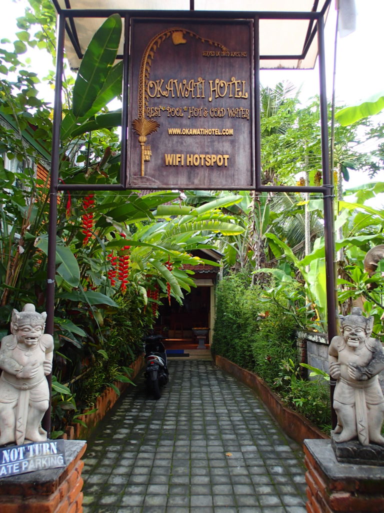 Okawati hotel entrance