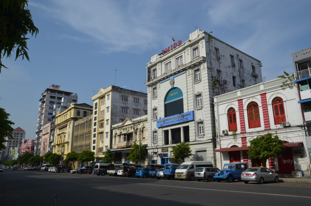 Pansondan Street Yangon