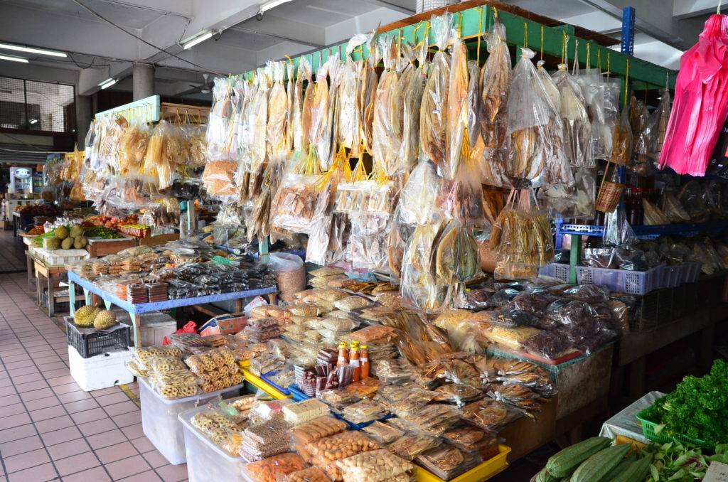 Pasar Besar Kota Kinabalu dry food