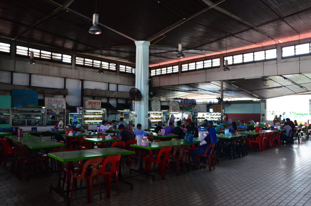 Pasar Besar Kota Kinabalu food stand