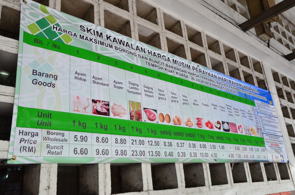 Pasar Besar Kota Kinabalu price