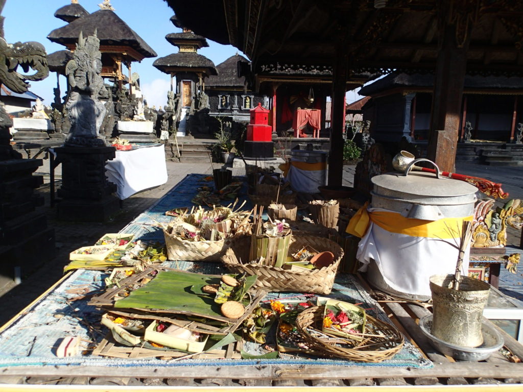 Pura Gunung Menak Batur Kintamani Bali table