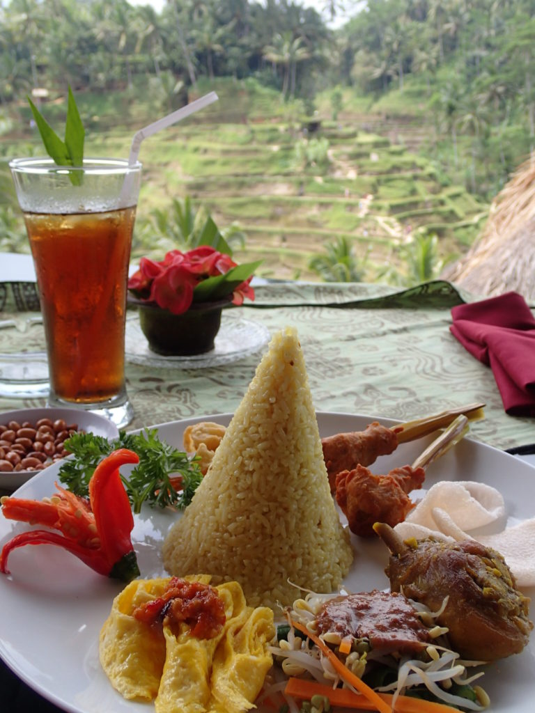 Rice Terrace Cafe Ubud Bali food