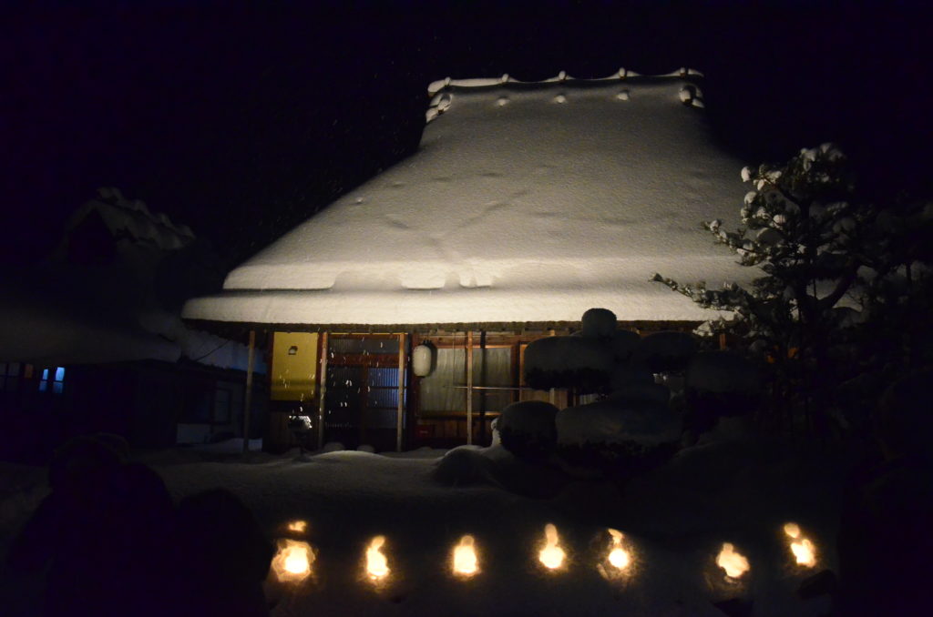 Snow Lantern Festival Miyama Kyoto 1