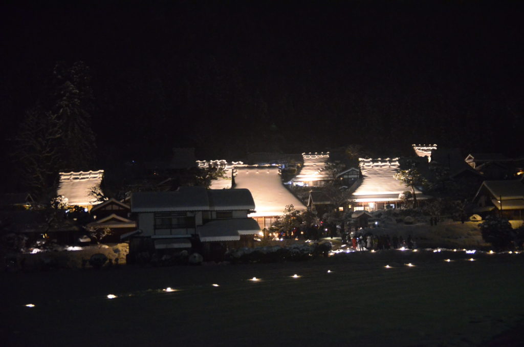 Snow Lantern Festival Miyama Kyoto