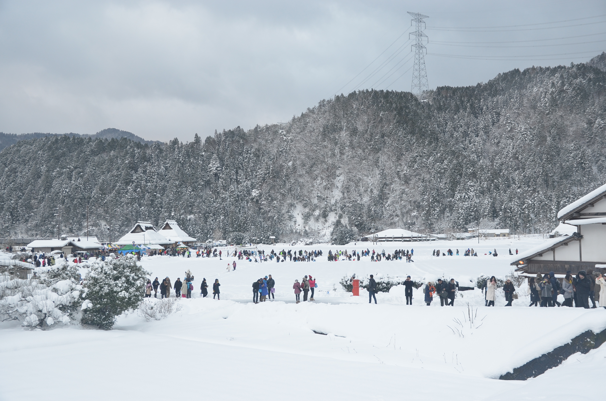 Snow Lantern Festival Miyama Kyoto