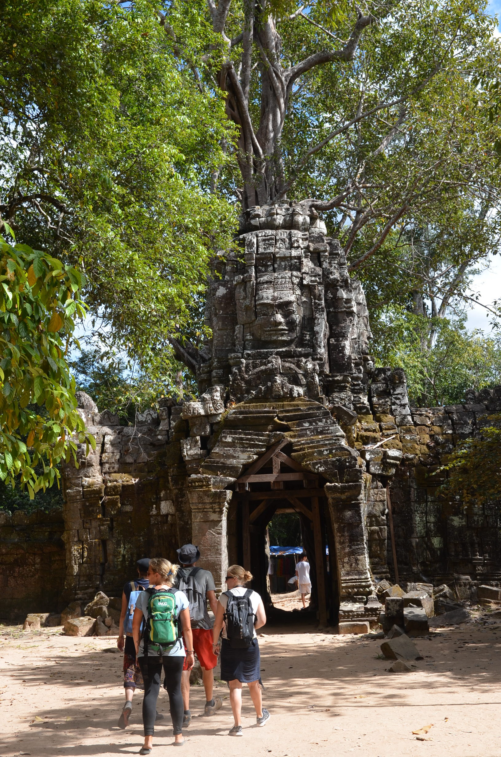 Ta Som Angkor rotated