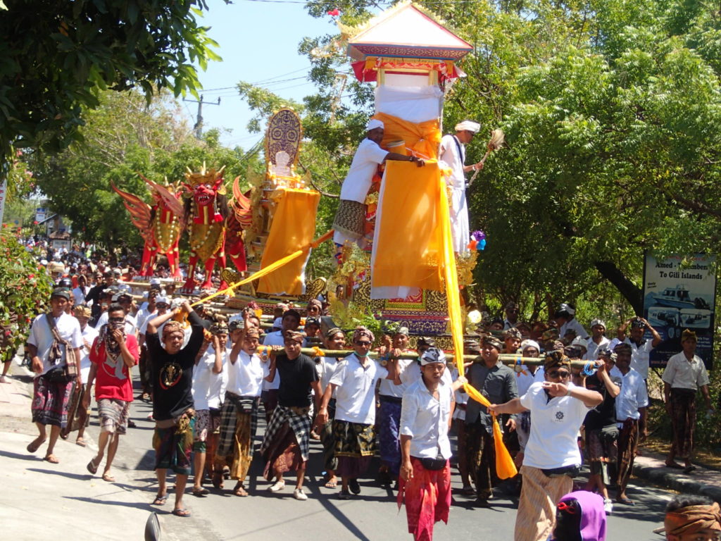 Tulamben Bali festival parade 3