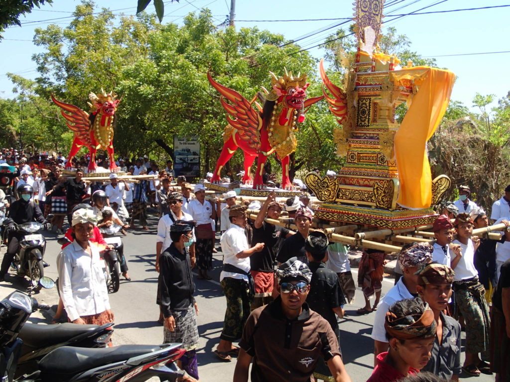 Tulamben Bali festival parade 4