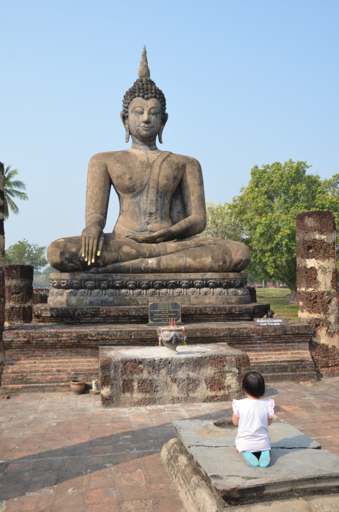 Wat Mahathat Sukhothai kid