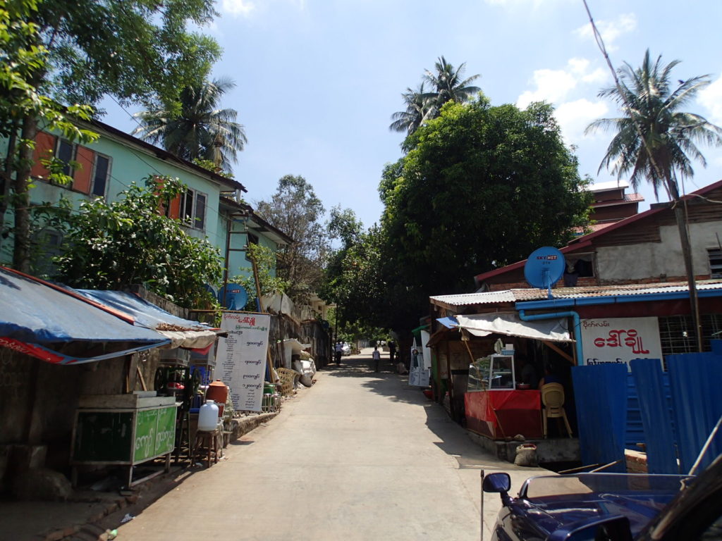 Yangon Food Stall lane