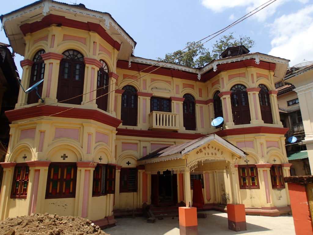 Yangon colonial building