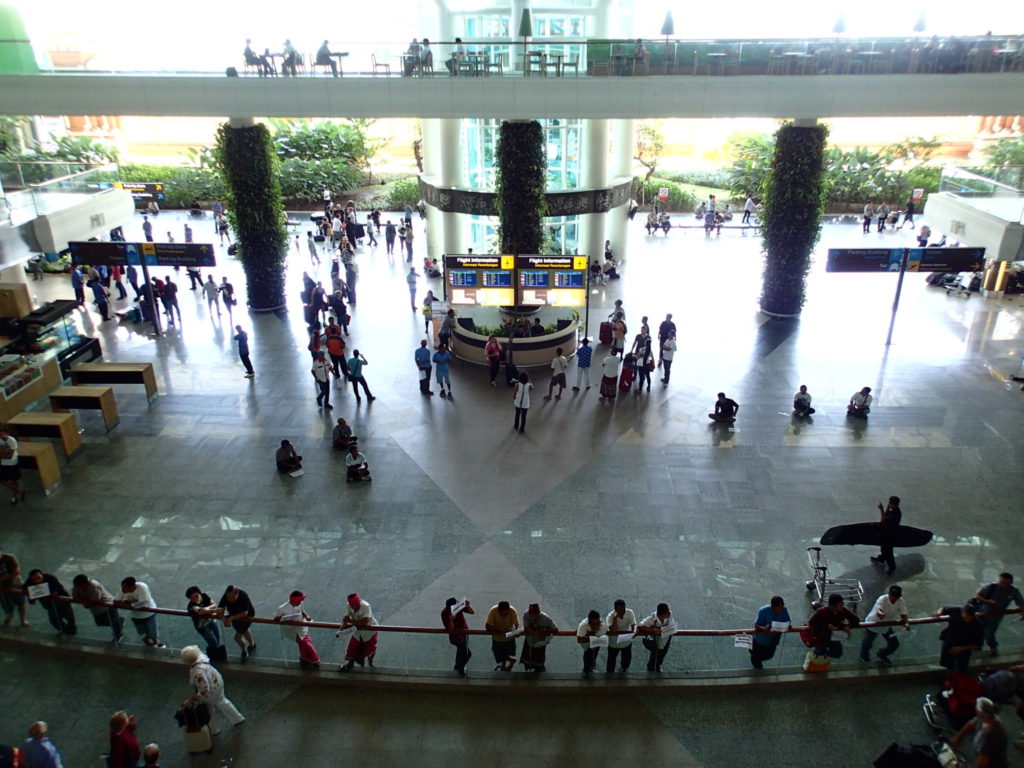 bali airport arrival hall