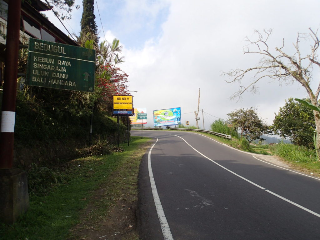 destination sign to Bedugul