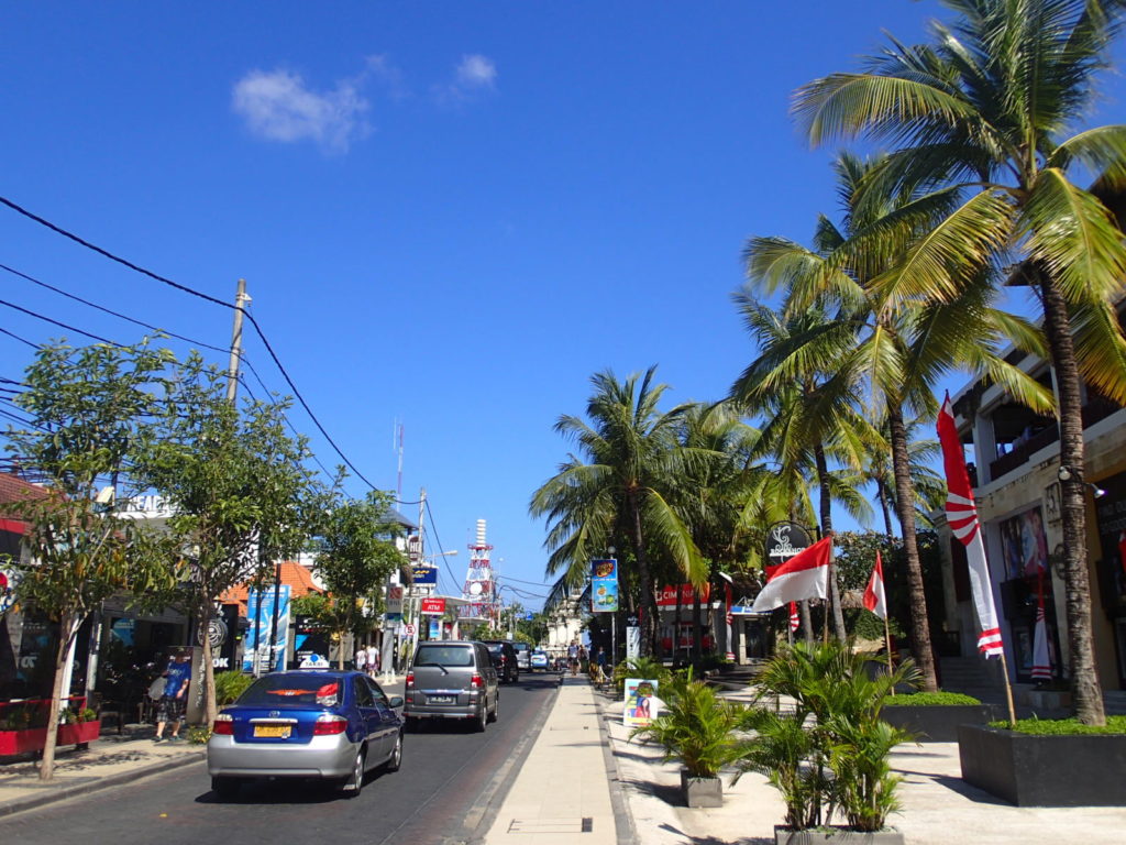 going to kuta beach