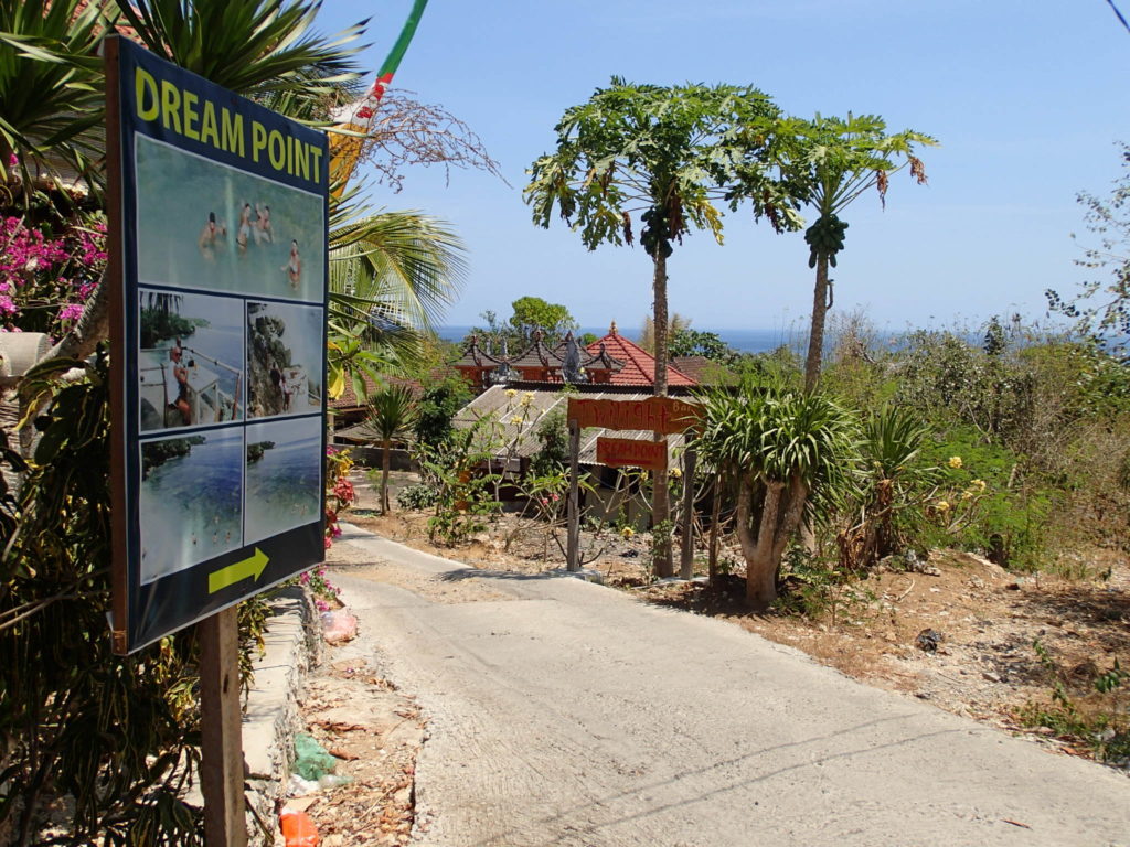 lembongan bali dream point direction