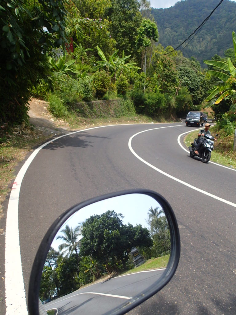 mountain road to Singaraja Bali