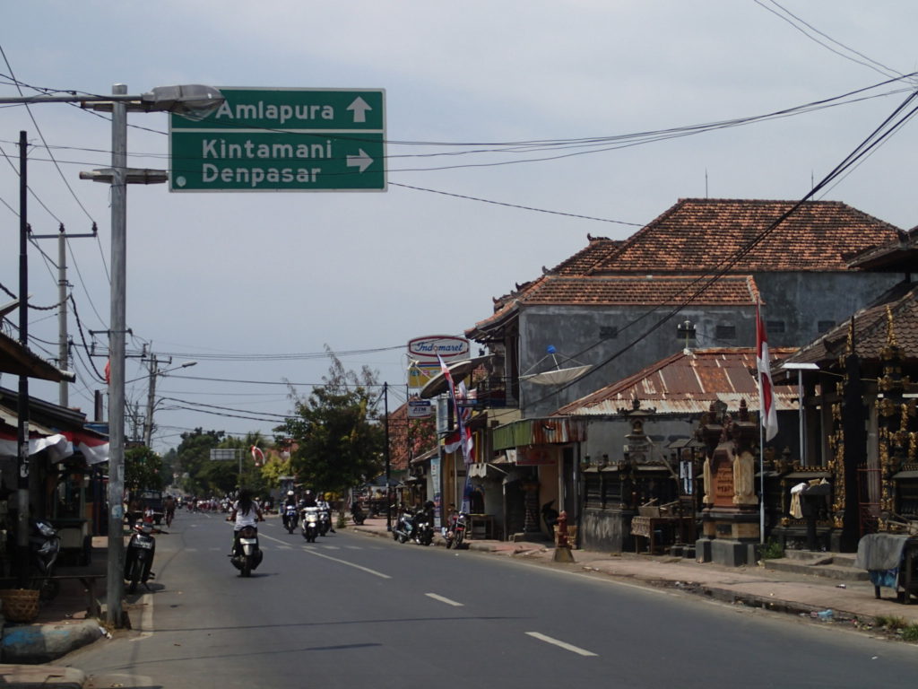 sign to Kintamani Bali